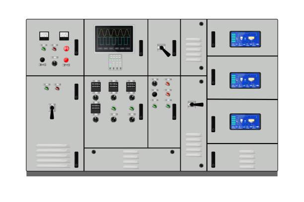 Control Panel. Production control panel and control of computer devices. Touchpad.